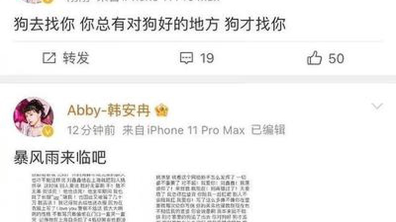 韩安冉向女明星道歉引热议：流量吃饱后再示好？套路屡试不爽